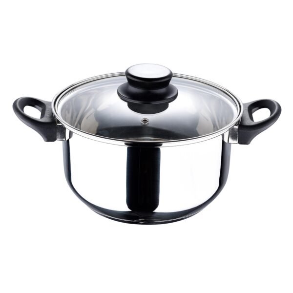 Bateria de cocina 5 piezas San Ignacio Palma de acero inoxidable apta para induccion - Imagen 3