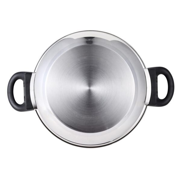 Bateria de cocina 5 piezas San Ignacio Palma de acero inoxidable apta para induccion - Imagen 4