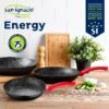 SARTEN 22CM ALUMINIO FORJADO INDUCCION ENERGY - Imagen 2