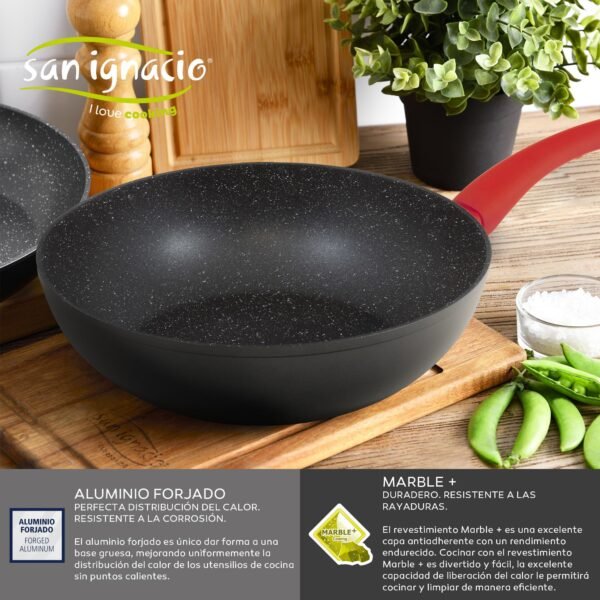 SARTEN 22CM ALUMINIO FORJADO INDUCCION ENERGY - Imagen 3