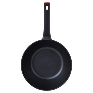 WOK 28x8,5 cm, en aluminio fundido, inducción, ENERGY