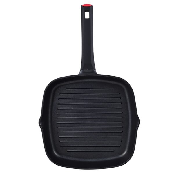 SARTEN ASADOR 28x28x5 cm, en aluminio fundido, inducción, ENERGY