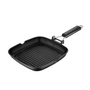 Sarten asador 24x24x3.7cm aluminio fundido ind expert