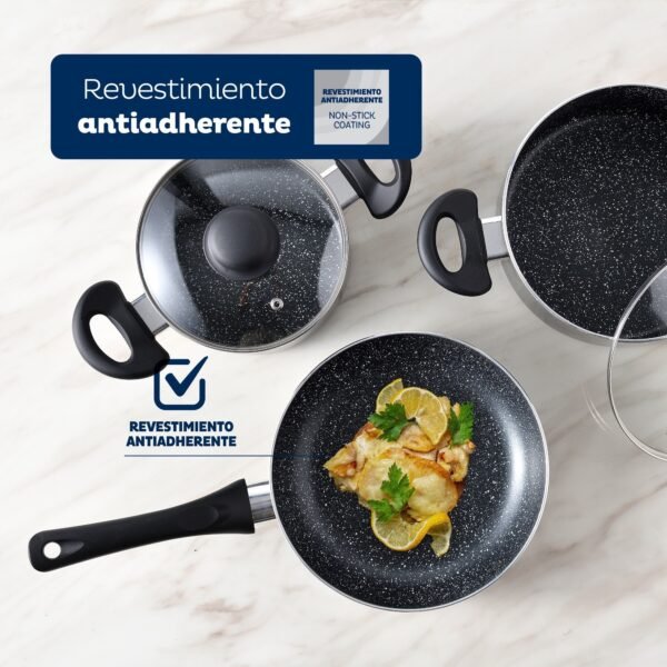 Bateria 5pc aluminio prensado ind soria - Imagen 4