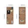 Set 3pc tenedores postre acero inox brillo earth - Imagen 2