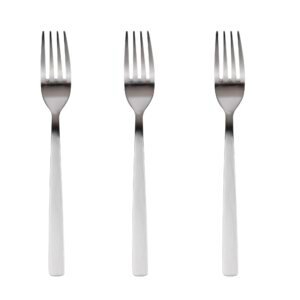 Set 3pc tenedor acero inox reciclado mate root
