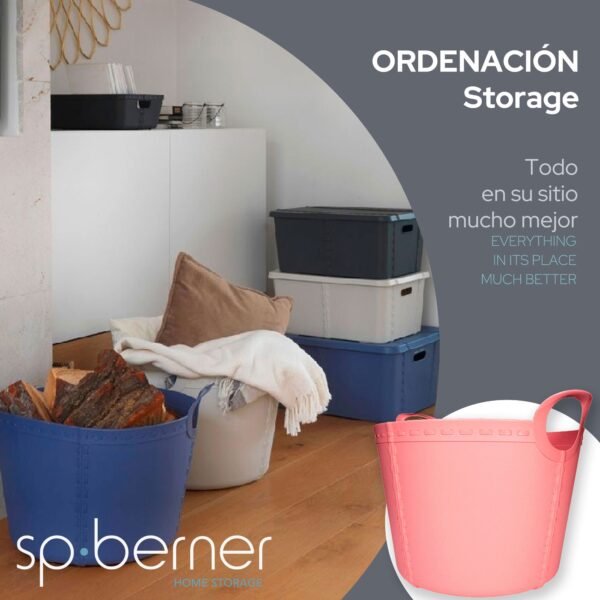 Life story cesto craft large 40l rose - Imagen 2