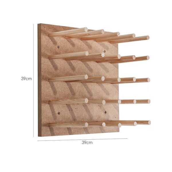 WELL HOME - Botellero para pared con capacidad para 20 botellas - Imagen 3