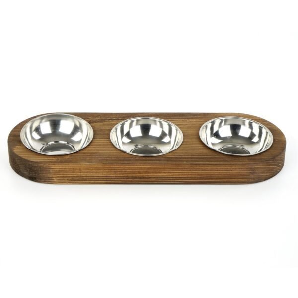 Recipiente para comida de mascotas ovalado - Imagen 2