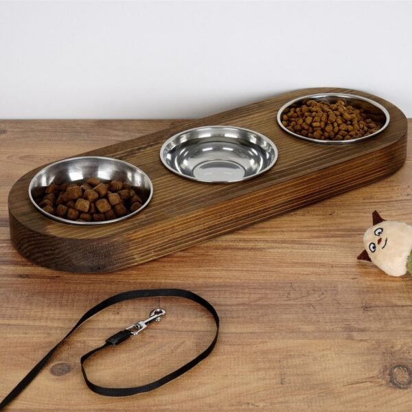 Recipiente para comida de mascotas ovalado - Imagen 4