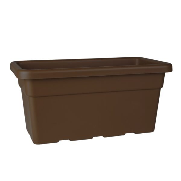 Jardinera Vulcano Zanvic bronce 60 x 32 x 28 cm (35 L) en plástico