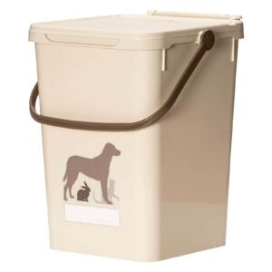 Contenedor para comida de mascotas de 10 Litros con tapa y asa autoblocante