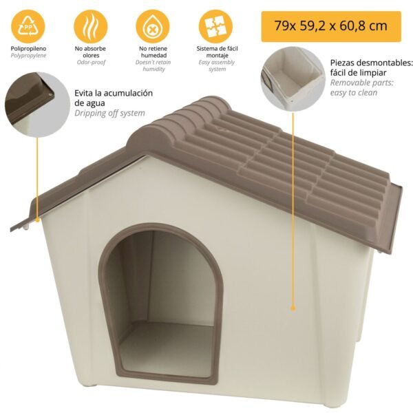 Caseta para mascota MIDI de 790x592x608 mm - Imagen 3