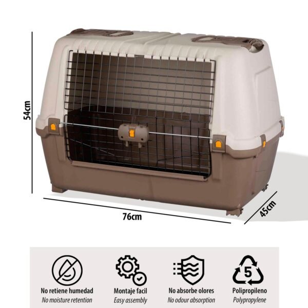 Transportín para perros de 760 x 450 x 540 mm - Imagen 3