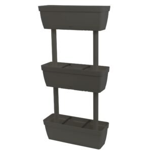 Macetero vertical de plástico 3 niveles