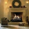 Plataforma redonda con ruedas, color beige - Imagen 4