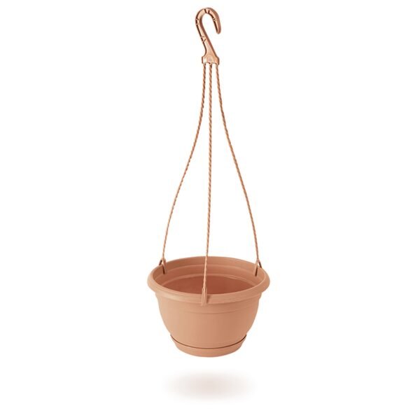 Macetero colgante AGRO 0,8L., dimensiones (mm) 160x160x100, color Terracota - Imagen 4