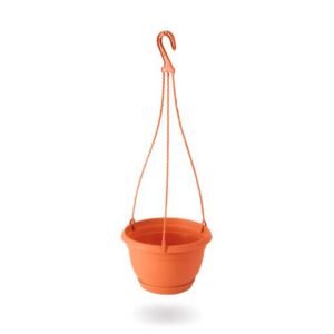 Macetero colgante AGRO 3L dimensiones (mm) 240x240x150 color Terracota