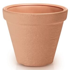 Maceta CLASSIC 67L., dimensiones (mm) 580x580x470, color Ladrillo