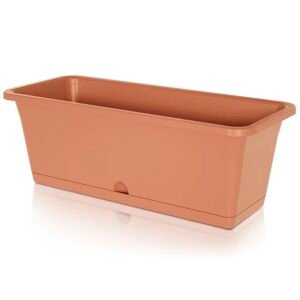 Maceta CAMELIA, dimensiones (mm) 595x170x143, color Terracota