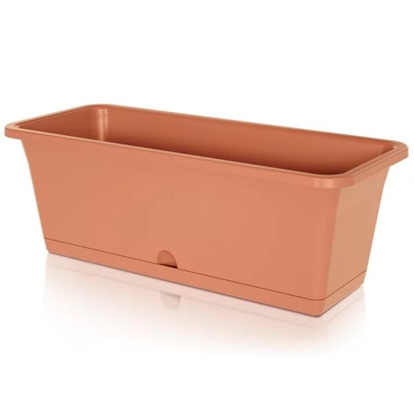 Maceta CAMELIA, dimensiones (mm) 595x170x143, color Terracota