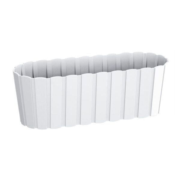 Jardinera para balcón BOARDEE BASIC 4,9L., dimensiones (mm) 383x144x130, color Blanco