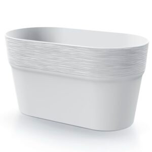 Maceta FURU , dimensiones (mm) 277x147x148, color Blanco