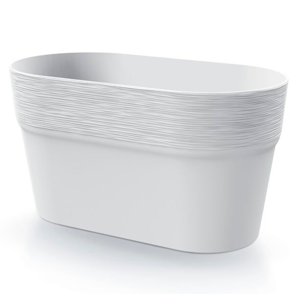 Maceta FURU , dimensiones (mm) 277x147x148, color Blanco
