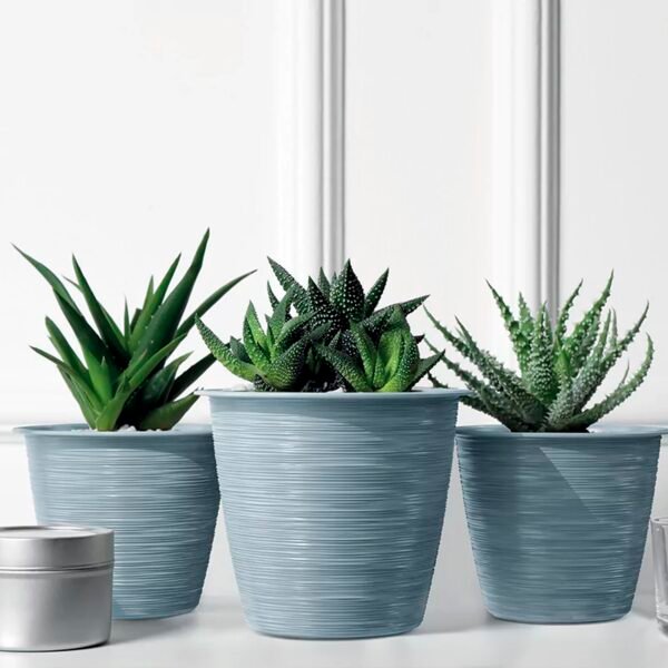 Maceta FURU , dimensiones (mm) 277x147x148, color Blanco - Imagen 4