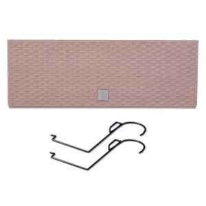 Jardinera para balcón RATO CASE W , dimensiones (mm) 580x180x195, color Mocca