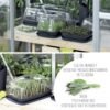 Semillero/bandeja multiusos con tapa de policarbonato RESPANA TABLE GREENHOUSE 3,6L., dimensiones (mm) 391x257x185, color Gris piedra - Imagen 4