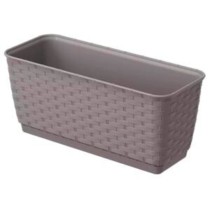 Maceta RATOLLA P 3L., dimensiones (mm) 293x119x126, color Mocca