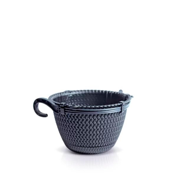 Macetero colgante SPLOFY ROUND W 3L., dimensiones (mm) 230x230x145, color Mocca - Imagen 4