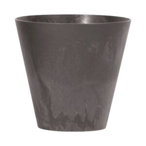 Maceta TUBUS BETON EFFECT 3,5L., dimensiones (mm) 200x200x187, color Antracita