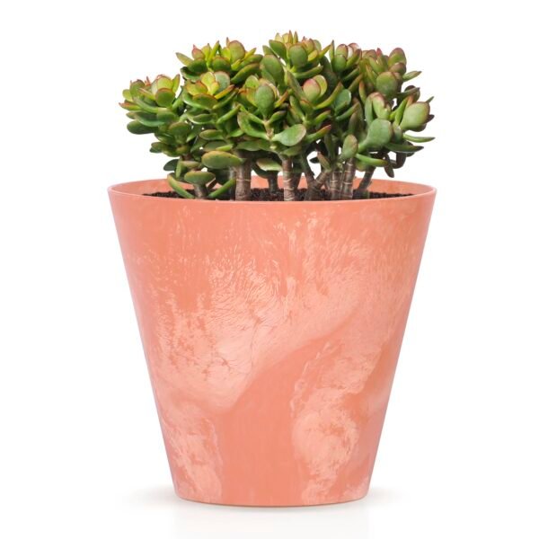 Maceta TUBUS BETON EFFECT 7L., dimensiones (mm) 250x250x233, color Marengo - Imagen 4