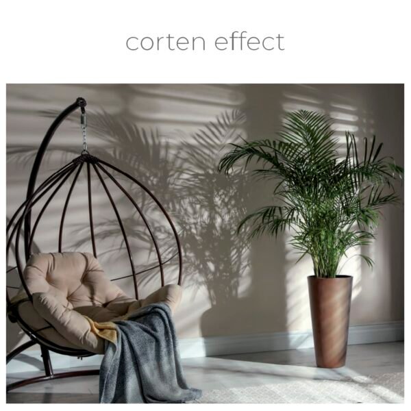 Maceta TUBUS CORTEN 28,5L., dimensiones (mm) 400x400x373, color Cobre - Imagen 2