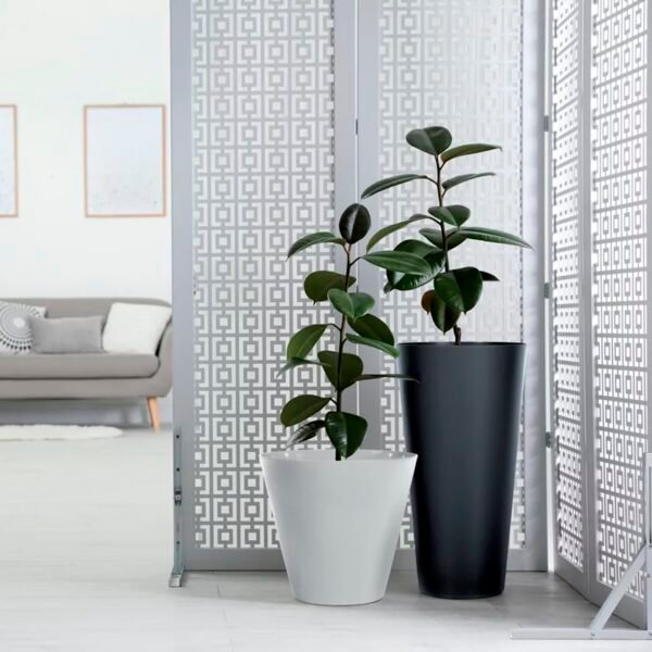 Maceta TUBUS 28,5L., dimensiones (mm) 400x400x373, color Antracita - Imagen 4