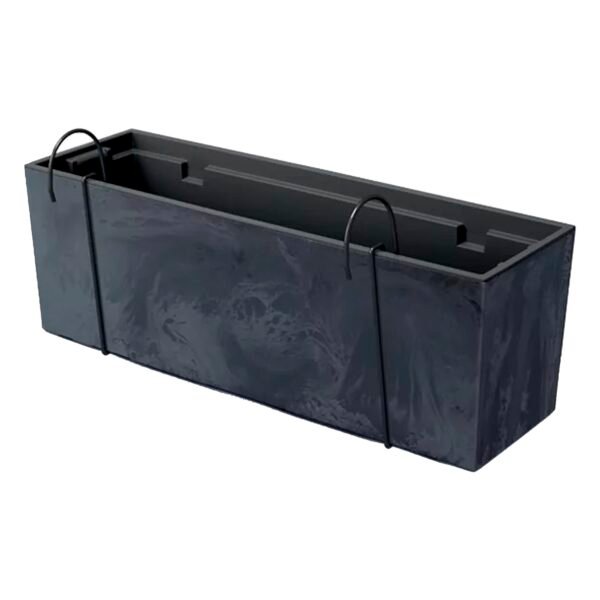Maceta URBI CASE BETON EFFECT W , dimensiones (mm) 580x180x195, color Antracita