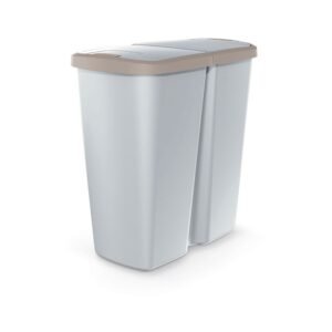 Papelera con 2 tapas independientes de 45L KEDEN