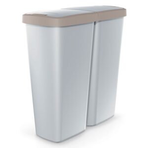 Papelera con 2 tapas independientes de 50L KEDEN