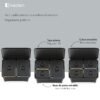 Sistema de clasificación de reciclaje 4 x 10L KEDEN - Imagen 3