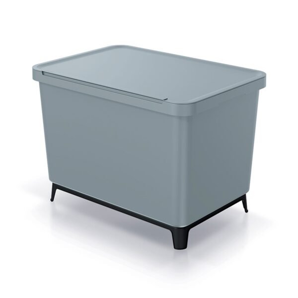 Sistema clasificador de reciclaje 4x10L color gris KEDEN - Imagen 4