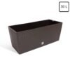 Jardinera Rato 30 litros con riego en color chocolate 60 x 25 x 24 cm - Imagen 4