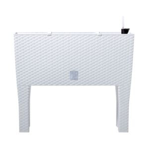 Jardinera c/ patas mod. rato jh 600. c/autorriego 60x25x46cm. blanco