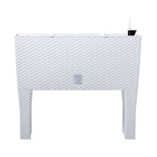 Jardinera c/ patas mod. rato jh 600. c/autorriego 60x25x46cm. blanco