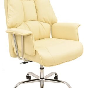Sillón de oficina FIRENZE, alto, gas, mecanismo multifunción, similpiel beige