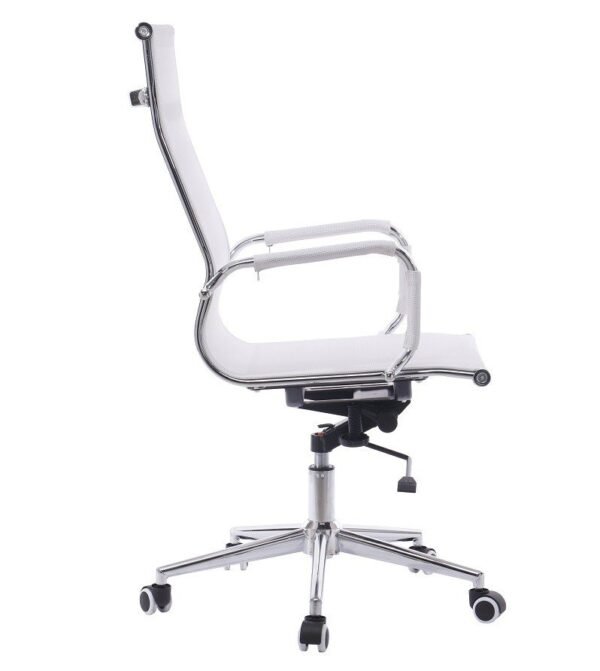 Sillón de oficina IGOR, alto, gas, basculante profundo, malla blanca - Imagen 4