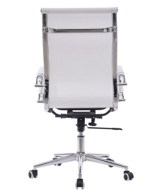 Sillón de oficina IGOR, alto, gas, basculante profundo, malla blanca - Imagen 5