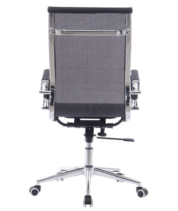 Sillón de oficina IGOR, alto, gas, basculante profundo, malla negra - Imagen 5