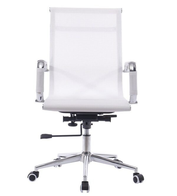 Sillón de oficina IGOR, giratorio, gas, basculante profundo, malla blanca - Imagen 3